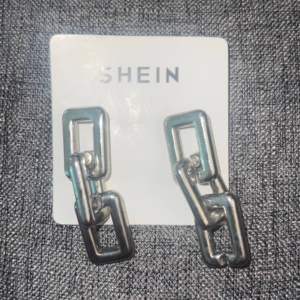 Silver Chain Earrings